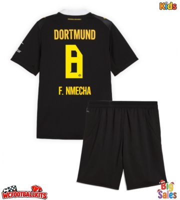 Borussia Dortmund Felix Nmecha #8 Replica Away Stadium Kit for Kids 2026-27 Short Sleeve (+ pants)